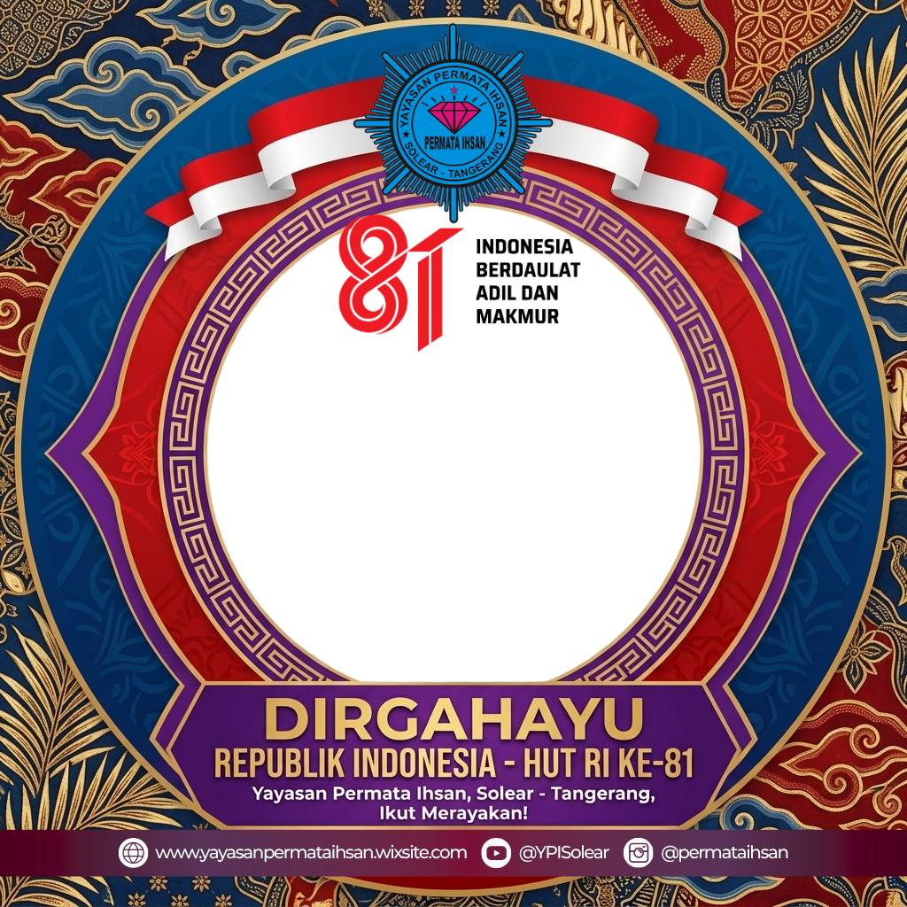 Twibbon HUT RI Ke-81 YPI